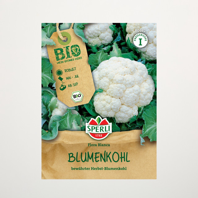 Sperli Blumenkohl Flora Binaca Bio Gemüse Samen - Bild 1
