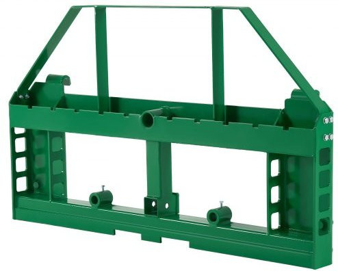 VEVOR Palettengabelrahmenaufsatz für Kompaktlader mit 1814 kg Tragkraft, Farbe: Grün, B/T/H: 127,0 x 15,0 x 75,2 cm, passend für John Deere Schnellbefestigung, nur Rahmen - Bild 1