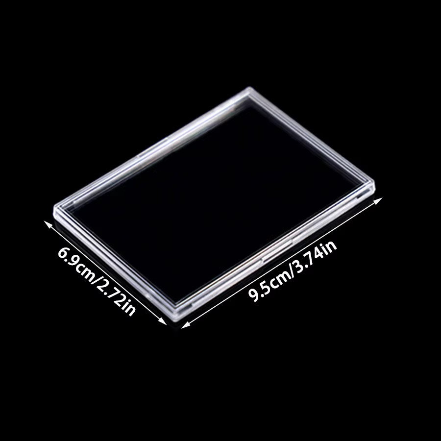 XJM Acryl-Kartenhüllen für Idol-Fotos und Spielkarten, hochtransparente Hartplastik-Displayhüllen, transparent - Bild 2