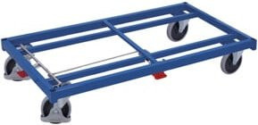 VARIOfit Schwerlastwagen aus Stahl in Blau, B/T: 138 x 88 cm, Traglast 500 kg - Bild 1