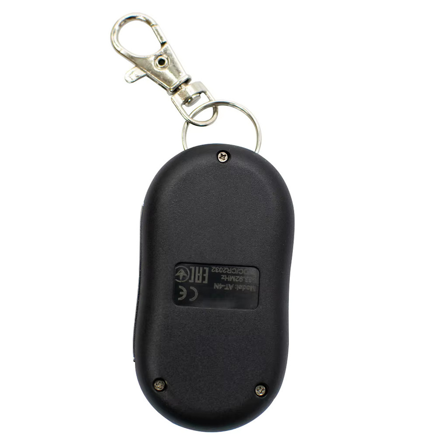 ALUTECH AT-4N Garagenfernbedienung als Schlüsselanhänger in Schwarz, 433 MHz Toröffner für die automatische Türöffnung - Bild 4