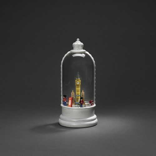 Konstsmide LED-Wasserlaterne für Weihnachten in Weiss, B/H/T: 12,5 x 26,5 x 12,5 cm - Bild 3
