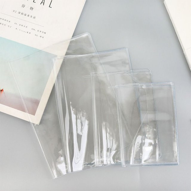 Wasserdichte und langlebige PVC Schutzhülle für A5 und A6 Notebooks, transparent - Bild 1