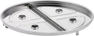 LotusGrill Ersatzteil Anzündschale XXL silberfarben Durchmesser: 30,5 cm, Höhe: 3 cm - Bild 1