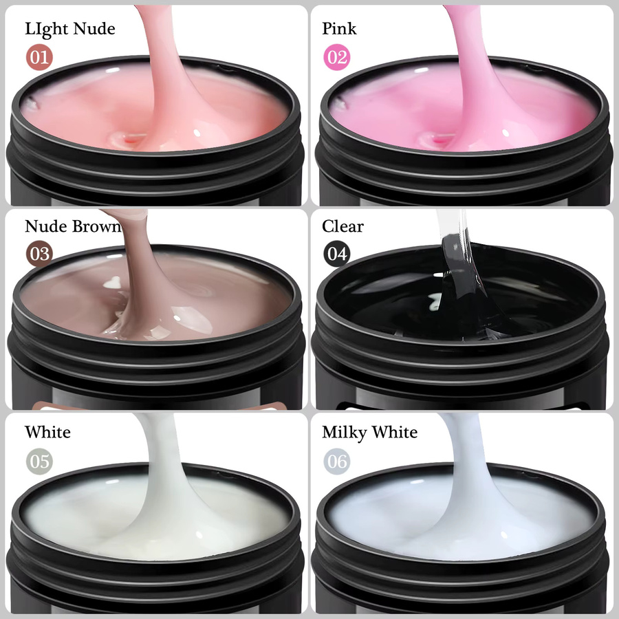 Misscheering Builder Nagel Gel, Clear, 100g, Glänzend - Bild 5