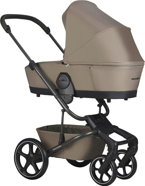 Easywalker Kombikinderwagen Harvey NXT in Braun mit verstellbarem Griff, Schwenkrädern und Regenverdeck aus Bio-Baumwolle und recycelten PET-Flaschen - Bild 1