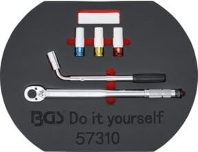 BGS Do it yourself Radwechsel-Service-Satz 5-teilig mit 1/2 Zoll Antrieb in Multicolor - Bild 1