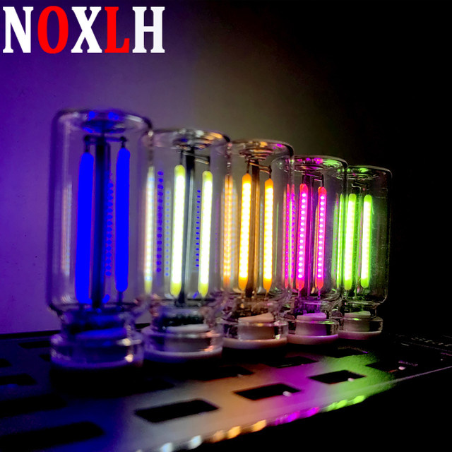 NOXLH Dimmbare LED Filament Lampe mit Touch-Funktion und USB-Anschluss als tragbares Nachtlicht für Auto und Schlafzimmer - Bild 1