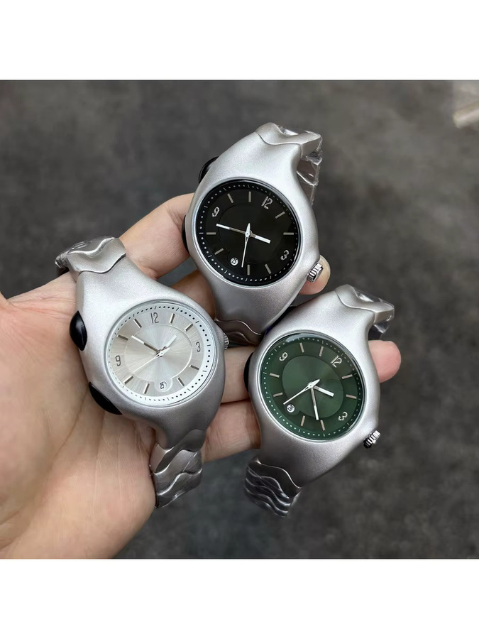 STARPERISH Armbanduhr Edelstahl, Quarz, Silber, Herren - Bild 3