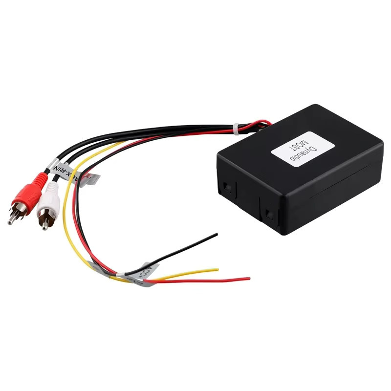 Faseroptischer Radio Decoder Verstärker Adapter für VW Dynaudio und Skoda Kodiaq in Schwarz - Bild 1