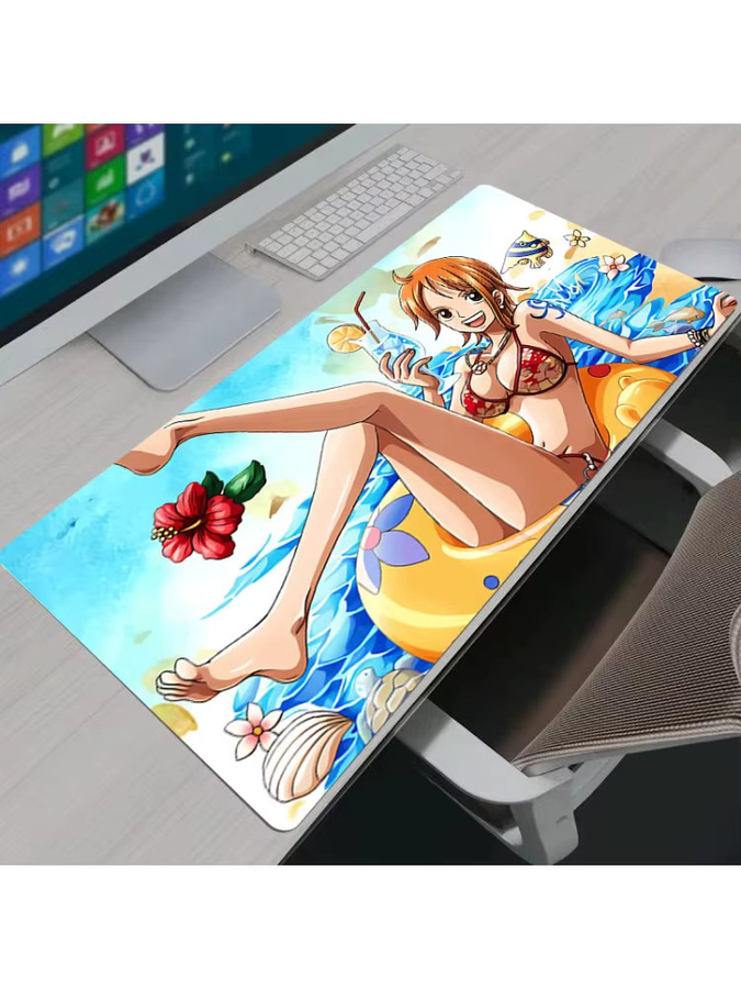 Bandai One Piece Nami Gaming Leder-Mauspad Schreibtischunterlage in Multicolour - Bild 2