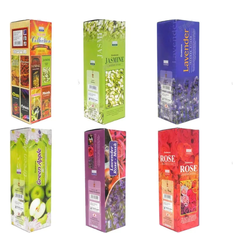 YXYMCF Räucherstäbchen Set mit Lavendel, Weißem Salbei und Sandelholz, 10/25 Boxen, Multicolor, Natürlicher Raumduft zur Luftreinigung - Bild 3