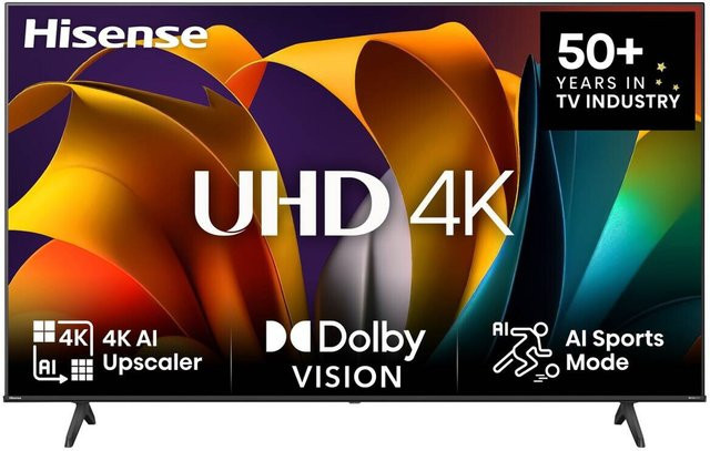Hisense 50A6N Smart-TV 4K Ultra HD LED-Fernseher Schwarz 127 cm (50 Zoll) - Bild 1