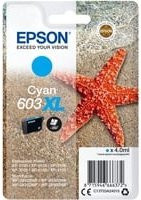 Original Epson Tintenpatrone 603XL Cyan für Inkjet-Drucker - Bild 1