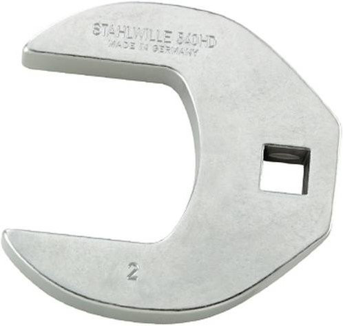 Stahlwille Aufsteckmaulschlüssel CROW-FOOT heavy-duty SW.11/16" Innen-4kant 3/8" in Silber - Bild 1