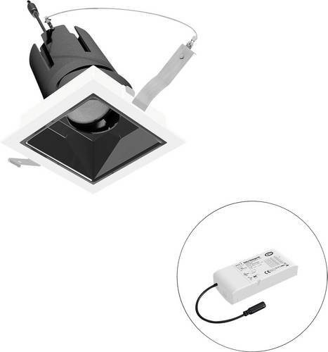 EVN LED-Deckenstrahler F04R09SM1330L55D quadratisch in Schwarz oder Weiß - Bild 1