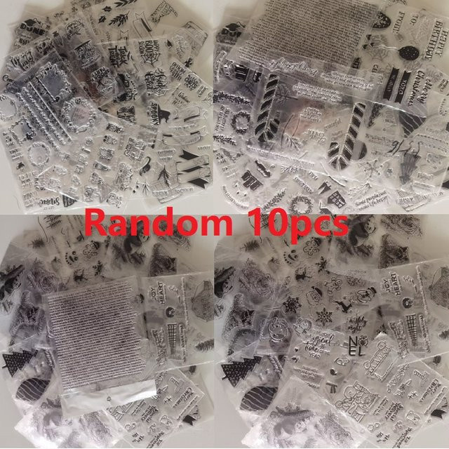 Transparente Silikonstempel für DIY-Scrapbooking und Kartenherstellung, Bastelzubehör für Alben - Bild 1