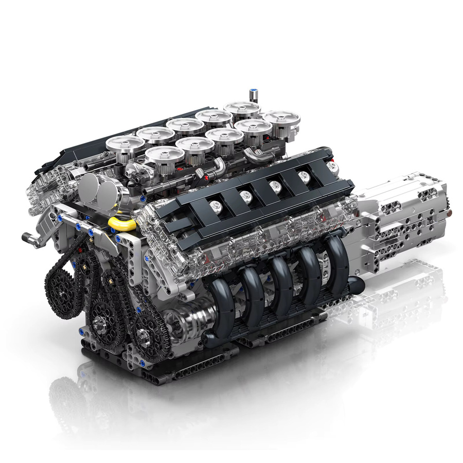 wishiot 10250 LF Sportwagen V10 Motor, Baustein, 1834 Teile, ab 14 Jahren - Bild 3