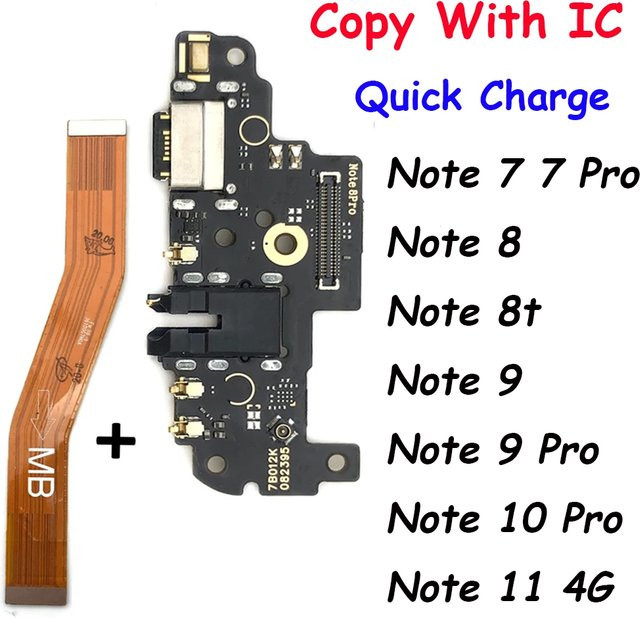 Xiaomi Redmi Ersatzteil Micro USB Ladeport Flexkabel für Redmi 7 8 8T 9 9S 10 10S 12 Pro 4G 5G - Bild 1
