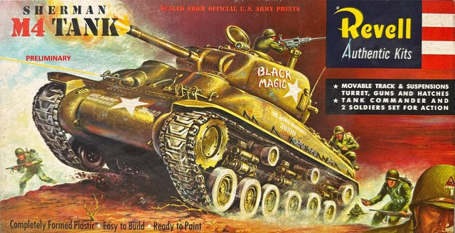 Revell M4 Sherman, Spielfahrzeug, 1:40 - Bild 1