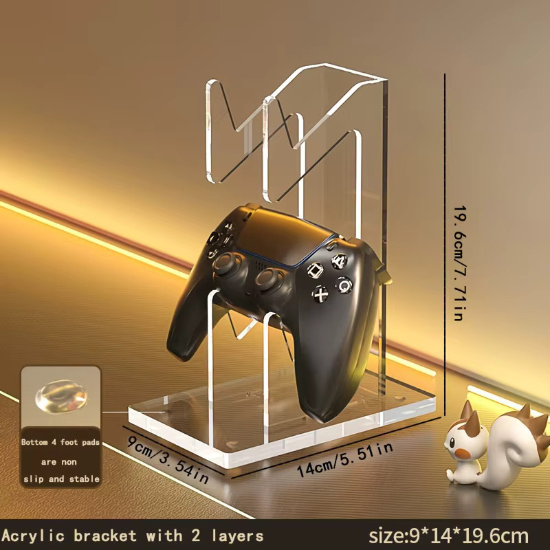 Transparenter Gamecontroller-Ständer aus Acryl als Desktop-Display-Halter für dein Controller-Zubehör - Bild 4