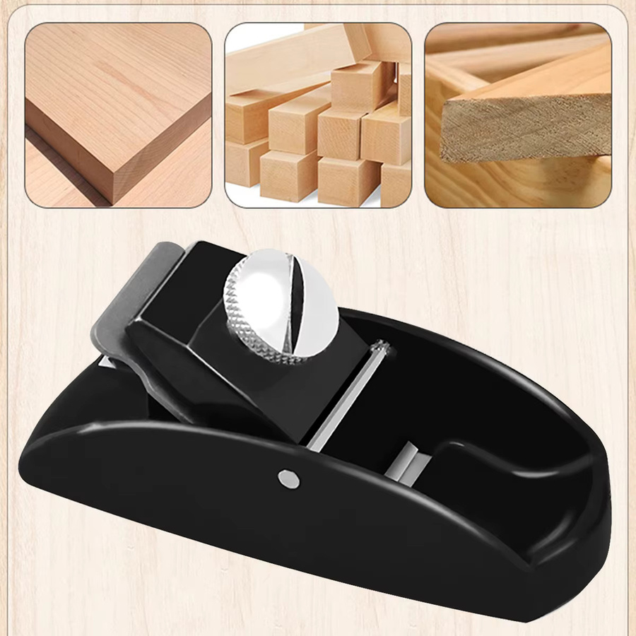 Toorise Mini-Handschaaf in Schwarz, professioneller manueller Holzhobel zum Glätten und Trimmen für präzise Holzbearbeitung - Bild 4