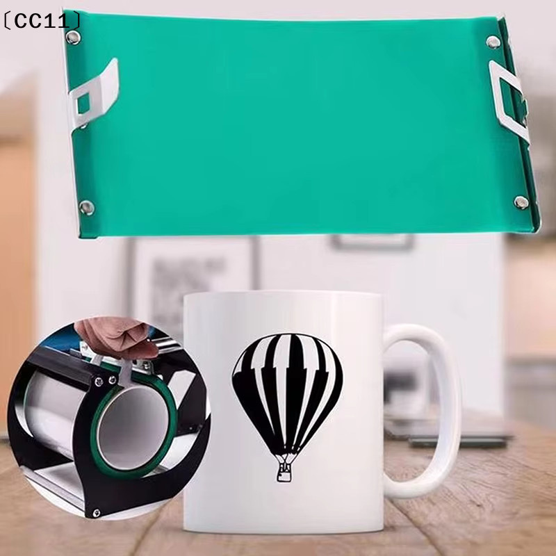 KuZHEN Sigur Mug Wärmeübertragungsvorrichtung Silikonbecherwickel für Sublimation für 9oz, 11oz, 12oz, 15oz und 17oz Becher - Bild 2
