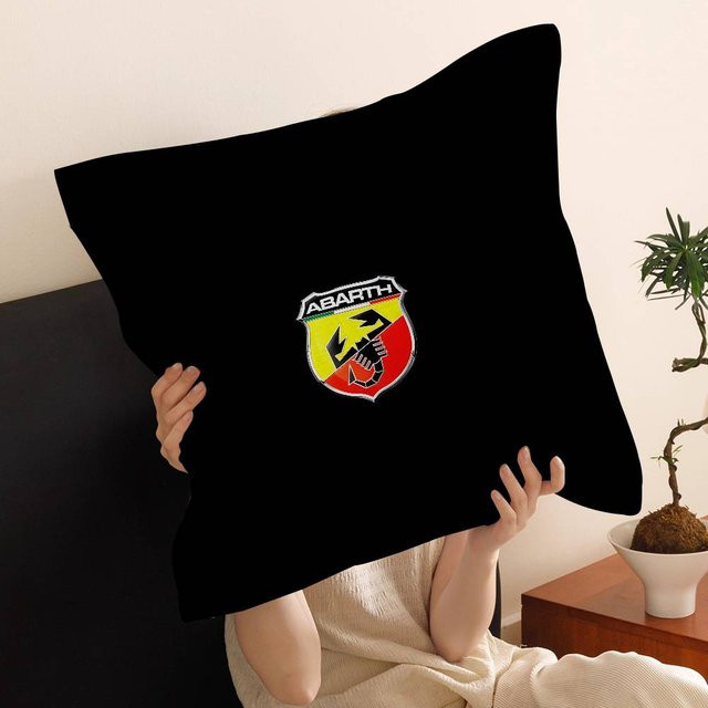A-Abarth Kissenbezug für Auto und Sofa in Schwarz, B/B: 40 x 40 cm - Bild 1