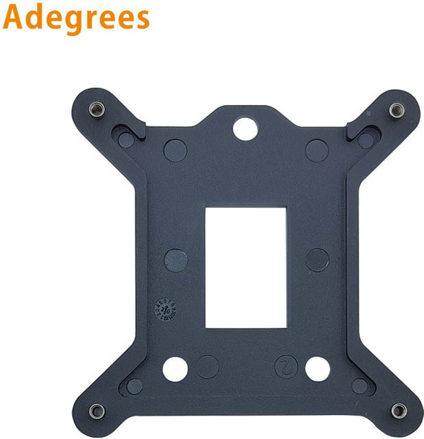 adegrees Motherboard-Rückplatte für Intel LGA 1155 CPU-Kühlerhalterung in Schwarz - Bild 1