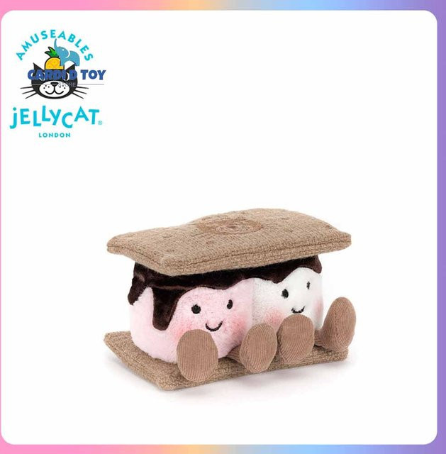 Jellycat Toasted Marshmallow Cookie, Sammelfigur, Puppe, Bunt / Mehrfarbig - Bild 1
