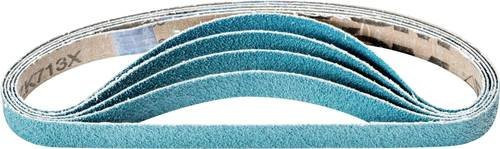 PFERD Zirkon Schleifband für Bandschleifer, Körnung 40, Farbe Türkis, B: 20 mm, L: 520 mm - Bild 1