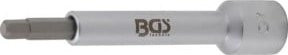 BGS Bit-Einsatz Innensechskant 7 mm mit 12,5 mm 1/2 Zoll Innenvierkant in Silber - Bild 1