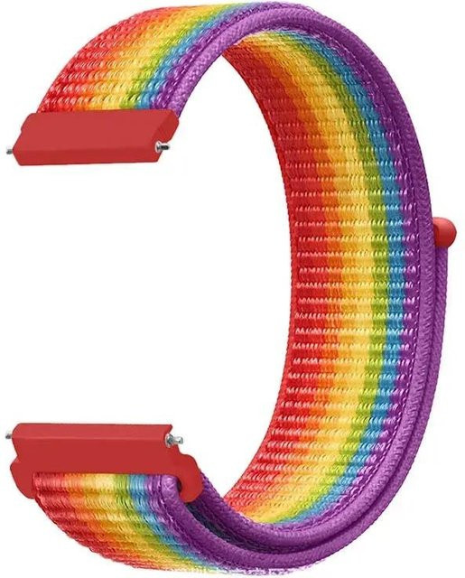 Watvise Uhrenarmband Nylon, 20mm 22mm, rot, Unisex - Bild 1