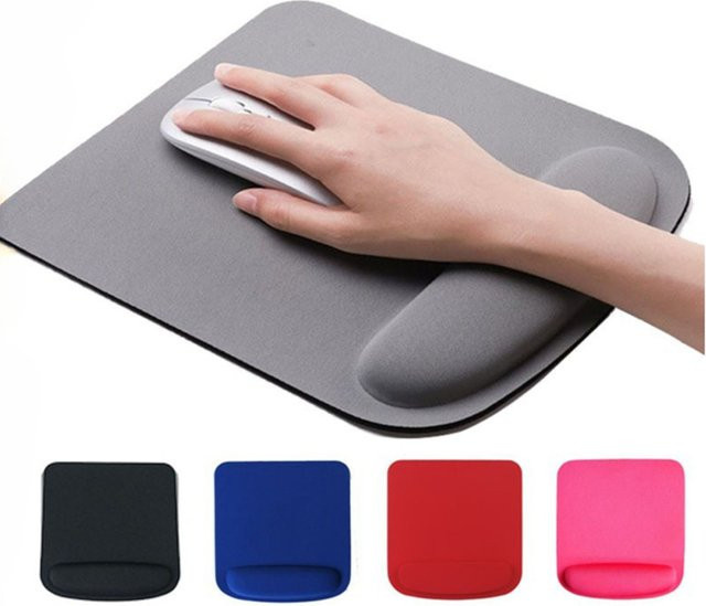 EVA Protect Ergonomisches Handgelenk-Mauspad aus weichem Schwamm in Orange für PC und Gaming - Bild 1