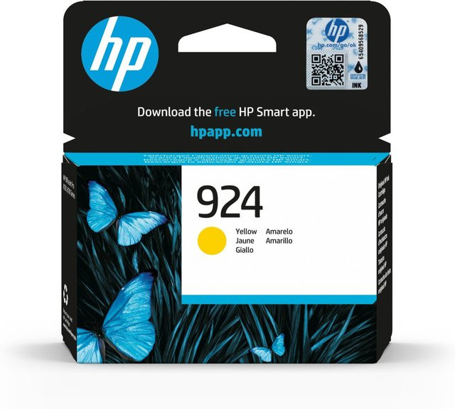 Original HP Tintenpatrone 924 Gelb 4K0U5NE - Bild 1