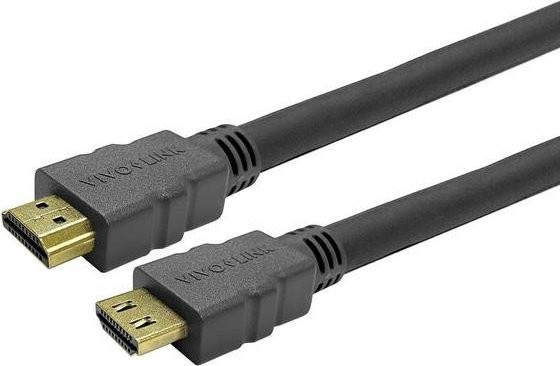 Vivolink PROHDMIHD2L HDMI 2.0 Kabel in Schwarz mit Goldbeschichtung, 2 m Länge - Bild 1