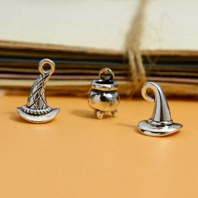 Fezrgea Charms Anhänger, Halloween, Silber, Unisex - Bild 1