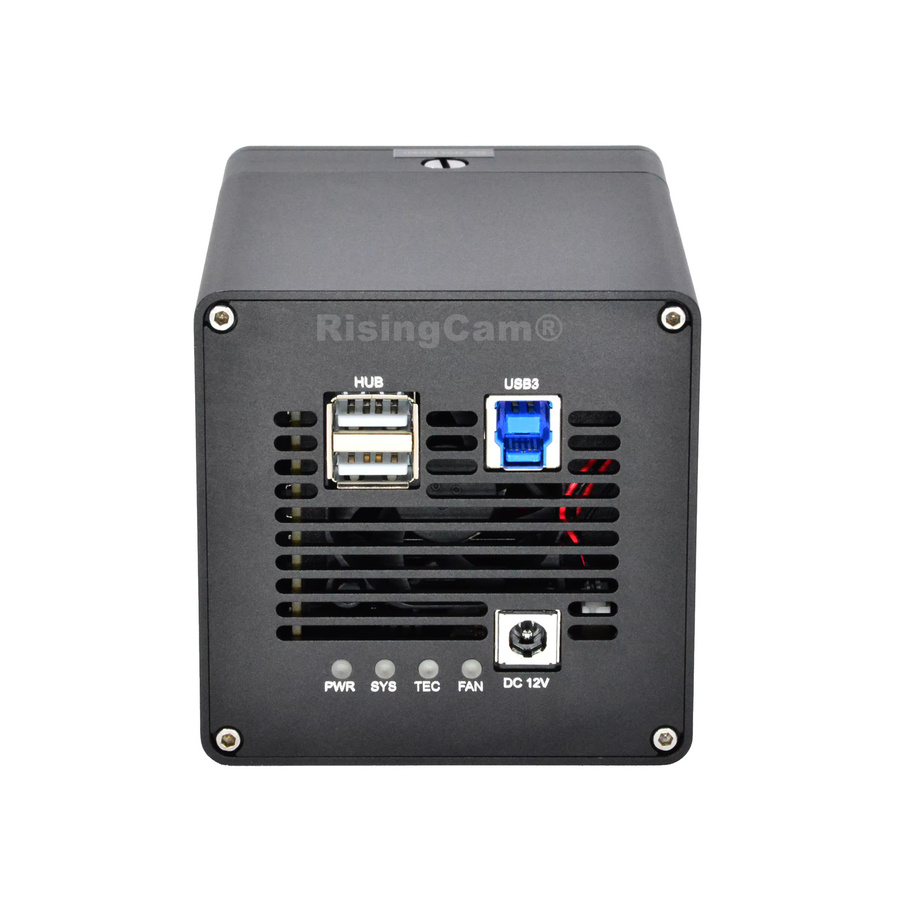 RisingCam Digitale USB-Mikroskopkamera mit 26 MP, imx571 APS-C 1,8 Zoll Sensor, 16 Bit, USB 3.0 und M42 Anschluss, Schwarz - Bild 2