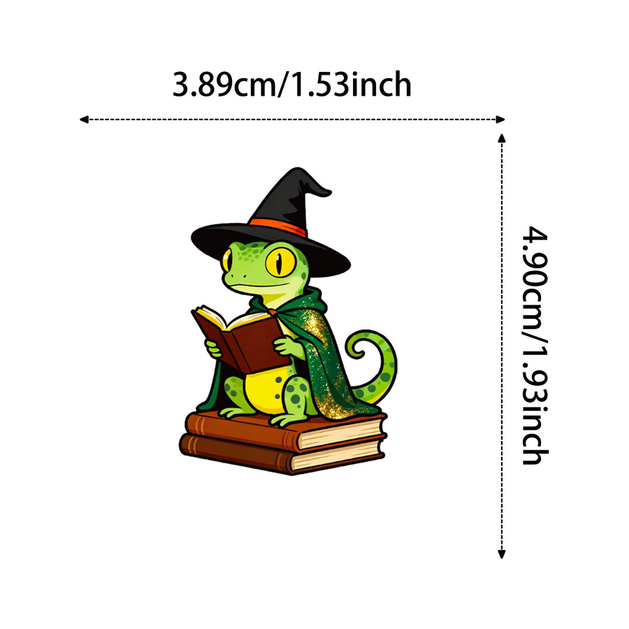 Cartoon Tier Zauberer Doodle Aufkleber Set für DIY und Schreibwaren, Mehrfarbig - Bild 4