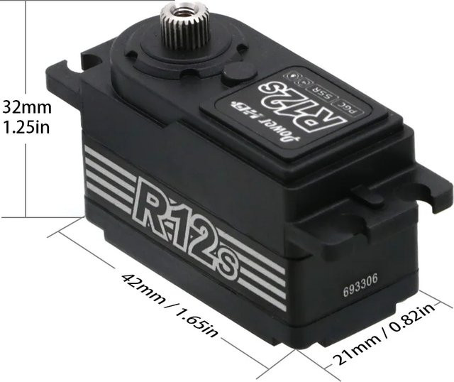 Power HD R12S Servo, Metall, 1:10 - Bild 1