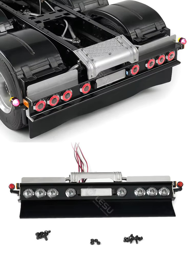 LESU RC Truck 770S Rücklicht und Querträger Set, Zubehör, 1/14 Maßstab - Bild 5