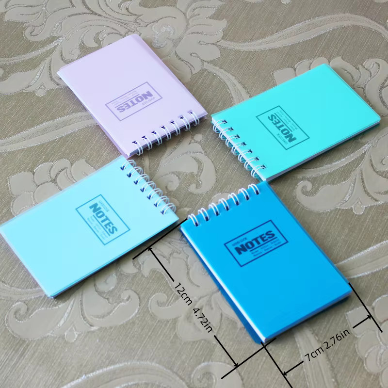 10er Set Mini A7 Notizblock in gemischten Farben als kompaktes Memo Pad und To Do Liste - Bild 2