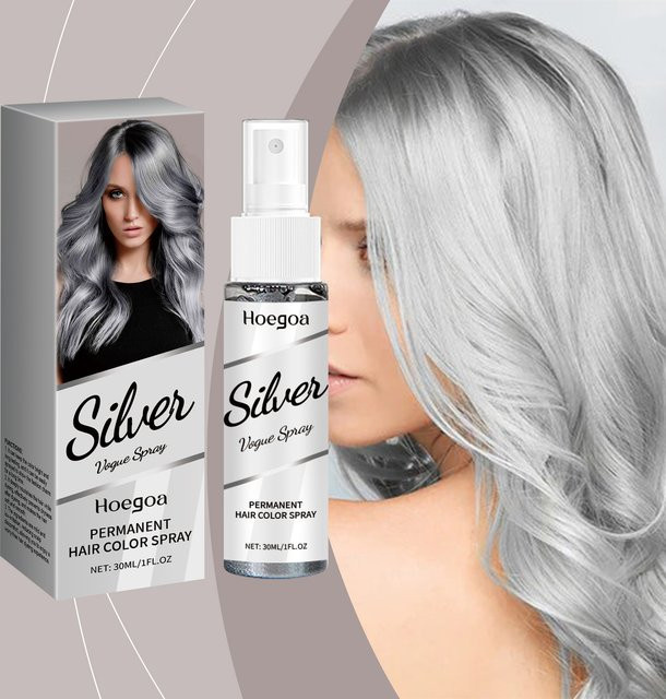 HOEGOA Haarspray, Silbergrau, 30 ml, Unisex - Bild 1