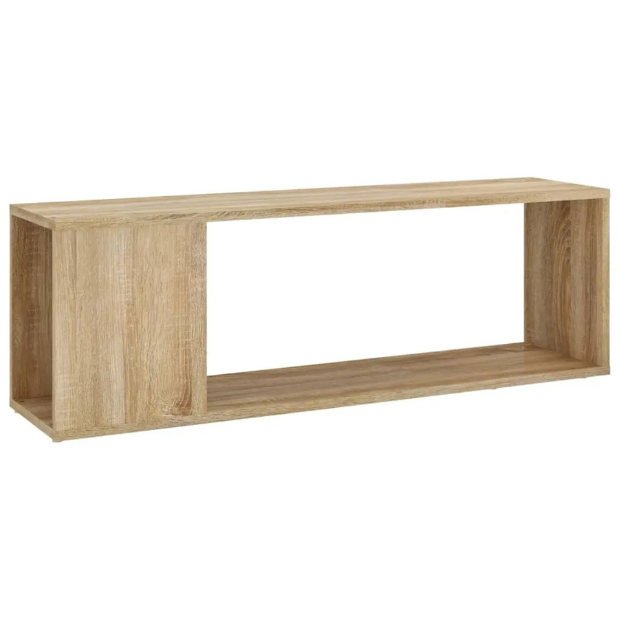 vidaXL TV-Schrank aus Holzwerkstoff in Sonoma-Eiche, Braun, B/T/H: 100 x 24 x 32 cm - Bild 2