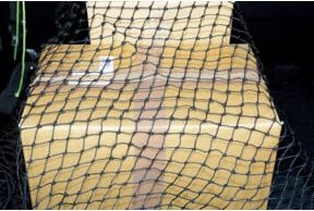 Schwarzes Sicherheitsnetz Abdecknetz ohne Gummi B/H: 4,5 x 2,5 m - Bild 1
