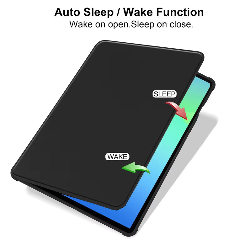 RotationCover Magnetische Schutzhülle für Samsung Galaxy Tab S10 FE und Tab S9 FE 10,9 Zoll mit Stifthalter in Schwarz - Bild 2
