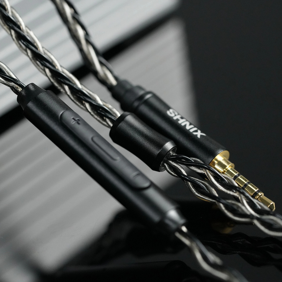 XINHS Kopfhörer-Upgrade-Kabel mit Mikrofon und 3,5 mm Jack für HiFi-Audio - Bild 2