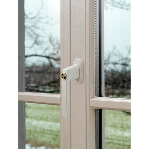 ABUS Abschließbarer Fenstergriff FG210 in Weiß aus Stahl und Kunststoff - Bild 2