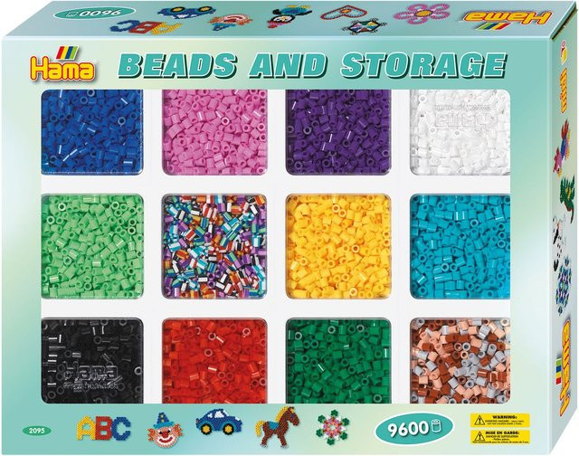 Hama Sortierbox mit ca. 9.600 Perlen, Bunt / Mehrfarbig - Bild 1