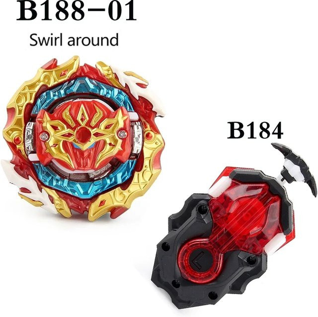 Takara Tomy Burst Bey und Drain Fafnir Metal Top Launchers, Set / Bundle, Bunt / Mehrfarbig - Bild 1